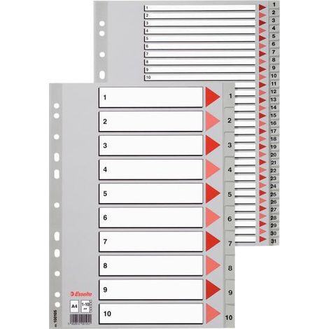 Esselte Polypropylene Indices
