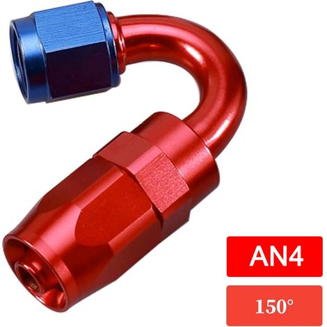 Tuyau de carburant, réf. AN4/AN6/AN8, couleur rouge, pour l'entretien et le remplacement dans les systèmes mécaniques.-AquaForge