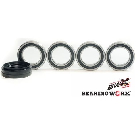 Rodamientos de rueda trasera Bearing Worx con sellos para Yamaha YFZ 450 06-09, YFM 700 Raptor 06-12 (25-1526) (1/2)