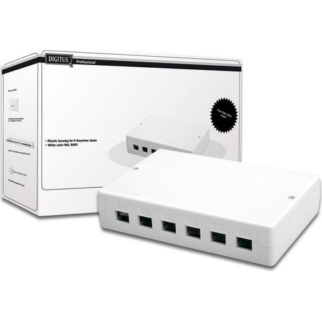 Digitus Modelo de caja Keystone blanca 17x11x4 cm (1/4)