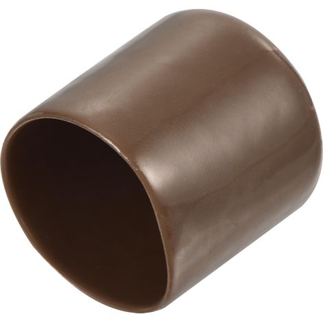 25pcs Embouts en Caoutchouc, 29 mm ID Vis Filetage Protecteur en PVC Embouts de Protection Flexible pour Tube Métallique, Câbles, Fils, Tige, Écrou et Cache Boulon, Brun (1/5)