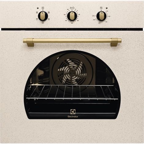 Electrolux FR53S Forno Multifunzione Serie 300. Dimensione del forno: Media, Tipo di forno: Forno elettrico, Capacità interna forno totale: 68 L. Colore del prodotto: Sabbia, Tipo di controllo: Man... (1/8)