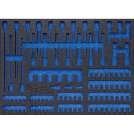 Insert de Servante d Atelier 3/3 Vide - 41 x 5x57 cm - Compatible Art. 4017 - Organisation Optimale - D-Work