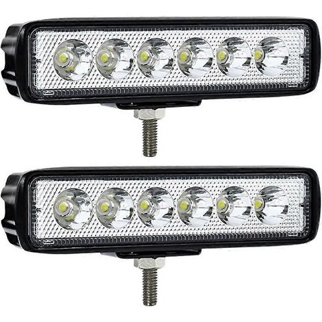 6-Zoll-LED-Lichtleiste, weiß, 30 W, 6000 K, Arbeitstonnen, einreihig, Offroad-Einsatz