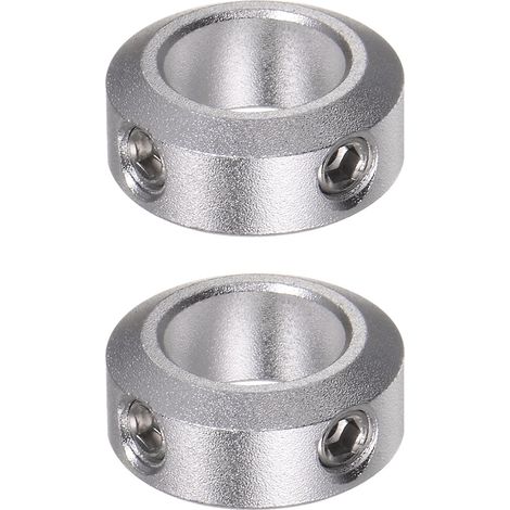 2pcs Bague de Réglage Bague Arrêt d'axe Butée Arbre Collier 12mm Alésage Aluminium Alliage, 20mm OD, 8mm Largeur pour Roue Brouette Pont, Boite Vitesse CNC Anodisation (1/5)