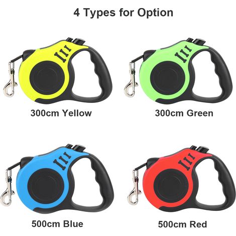 Eosnow Cane retrattile per cani che cammina con maniglia anti-slip per animali domestici di piccole e medie (1/5)