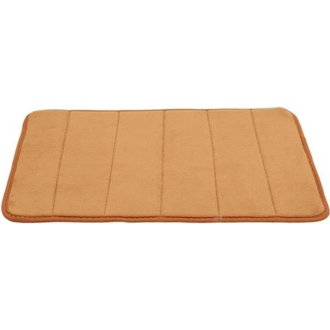Tapis de Bain,Tapis de bain antidérapant, 1 pièce, 40x60 cm, salle d'eau de maison, rouleau de cuisine, en mousse à - Type Khaki (1/4)