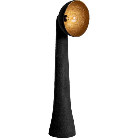 Lampadaire contemporain noir et doré - noir et doré (1/5)