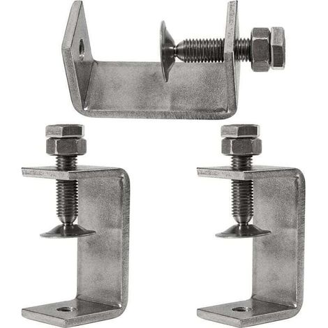 3 Pièces 65mm Serre-joints en C Robustes en Acier Inoxydable 304, Pince Fixation Travail Bois, large Ouverture de Mâchoire Tigre Pince, pour Travail Bois Bricolage, Soudage (1/5)