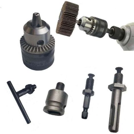 Universeller 1,5–13 mm Bohrfutteradapter – SDS Plus/Luft-Umrüstsatz mit 1/2 Zoll Innenvierkantantrieb – Kompatibel mit Bohrhämmern und Schlagwerkzeugen (1/4)