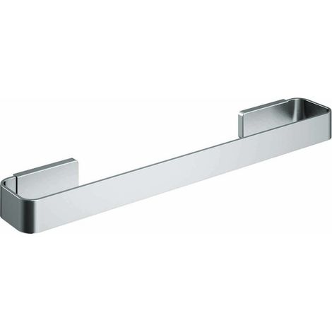 COSMIC Toallero Recto Nea, Acero Inoxidable, 400 mm, Dual Fixing, Color Cromado Mate
