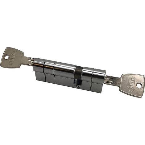 Eurocilindro de Puntos Níquel ABUS Doble Embrague 30/30mm (D66 N 30/30) (1/3)