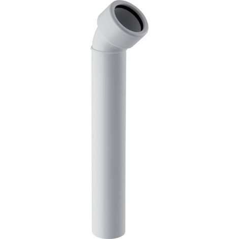Coude de raccordement en PP 45 degrés d 40 mm avec raccord fileté 152222