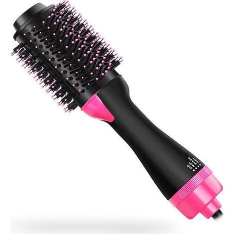 Souffleur séchant, brosse séchoir à cheveux volumisante 2-en-1, sèche-cheveux voyage mondial avec brosse chauffante Sailing Électronique