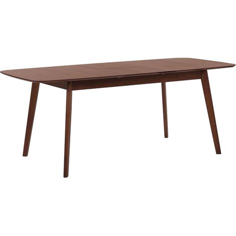 Ausziehbarer Esstisch MADOX Dunkle Walnuss 120/150 cm 75 cm (1/5)