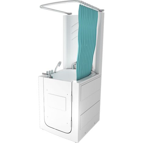 Senioren Dusche Sitzbadewanne Sitzwanne Badewanne mit Tür S10D-TH (1/5)