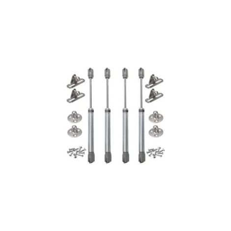 4PCS vérins à gaz 120N verin meuble hydraulique ressort amortisseurs à gaz d'origine porte armoire de cuisine Bras pneumatique pour levage de porte armoire (1/5)