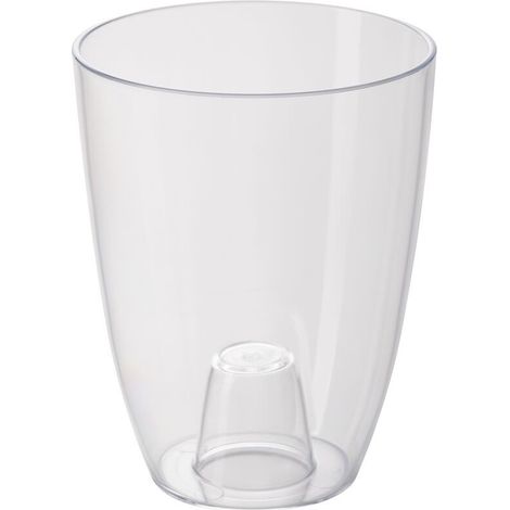 Pot à orchidées rond 13 transparent FORM-PLASTIQUE