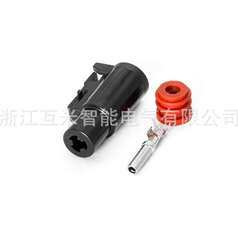 Connecteur étanche automobile DJ70110A-2.3-21, 1 broche, prise domestique Dechi DTHD06-1-8S (1/3)