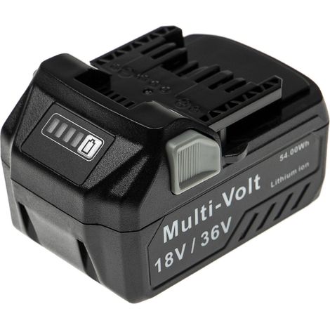 vhbw Batteria compatibile con HiKOKI CG36DTA(L), CH3656DA, CJ36DA, CJ36DA(H2Z) attrezzi da lavoro (3000 / 1500 mAh, Li-Ion, 18 / 36 V)