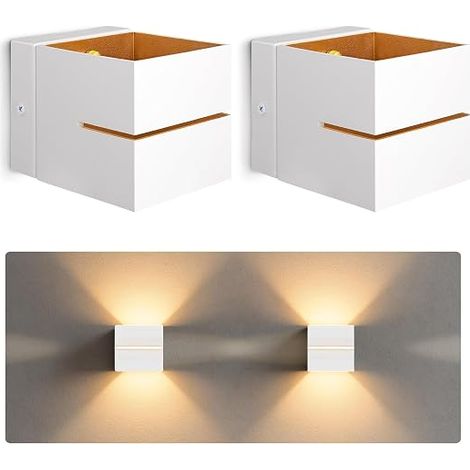 Gold White Indoor Wall Light  G9 LED Wall Lamp with 1 Light Slot  Up (1/5)