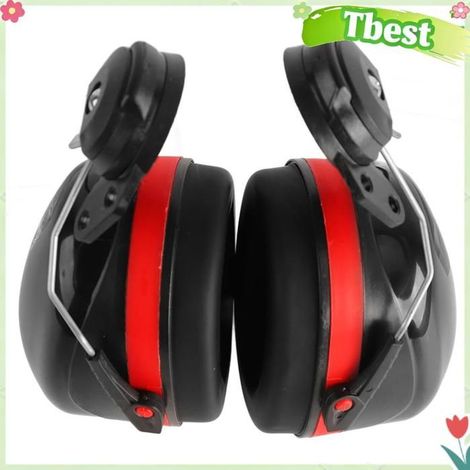 Tbest Cache-oreilles pour casque de sécurité Cache-oreilles pour Casque de Chantier, Lot de 2, Antibruit, quincaillerie bouchon (1/5)