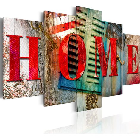 Tableau Imprimé "Elements of Home" 50 x 100 cm (1/2)