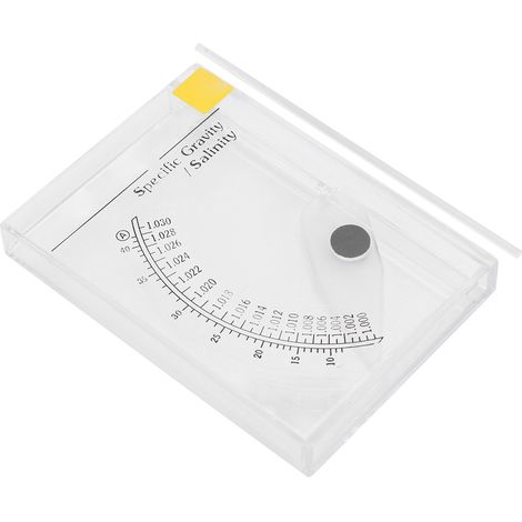 Hydromètre marin précis, mesureur de salinité pour eau salée, test de densité spécifique pour aquarium (HD T H008) (1/5)