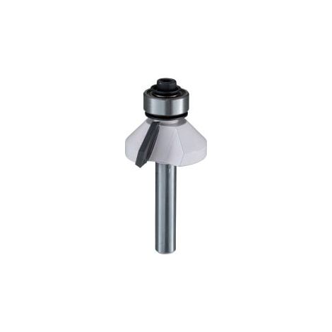 MAKITA Fresa para facetas/cantos con vástago de rodamiento 6 mm, 25,4x11x51 mm D-48658