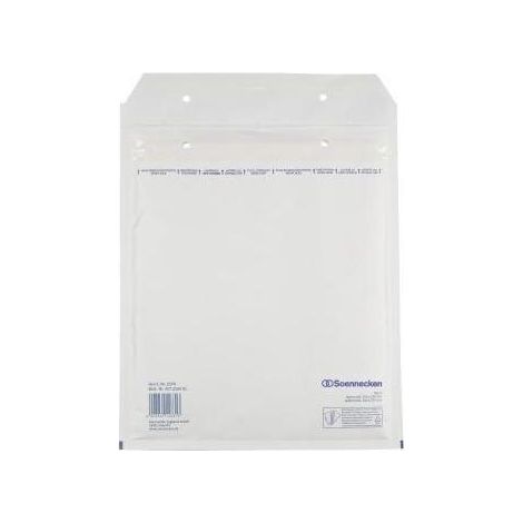 Luftpolstertasche E/2 mit Haftklebung Kraftpapier wei 100 St./Pack. (1/4)