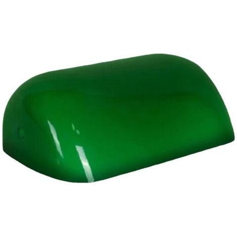 Abat-jour,Remplacement Glass Bankers Couverture de l'abat-jour pour lampe de bureau (vert)