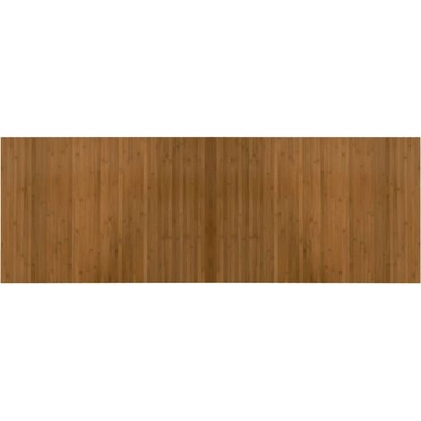 Tapis rectangulaire marron 70x200 cm bambou (1/5)