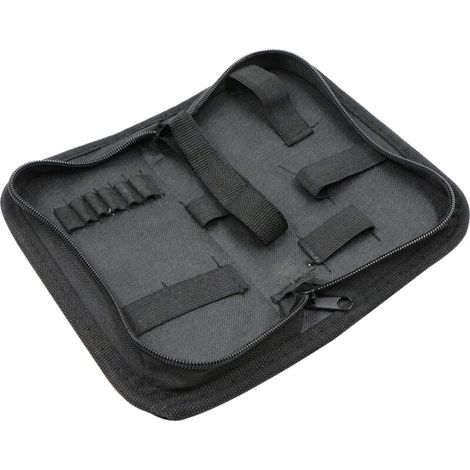 Sac de Rangement D'outils et à Outils Résistant Imperméable en Tissu Oxford électricien Charpentier Mécanicien Réparation Montres kit Fermeture éclair Roll Toile Poches Zippées Roulettes-LIAIKI (1/5)