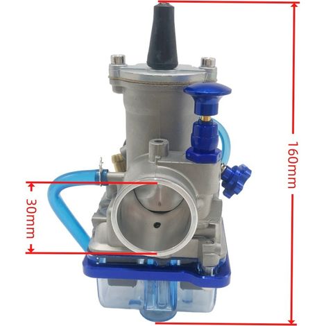 Carter d'huile bleu transparent pour moteurs de moto Keihin PWK28 30 32 34 mm, référence 404-063 (1/4)