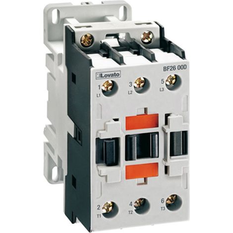 Contattore 3P 18.5 KW 38A AC3 24V DC Lovato (1/2)