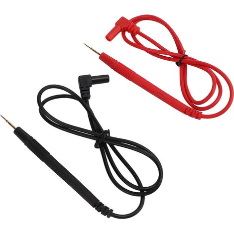 Digital Multimeter Test Leads – Professional 10A 1000V Probe Kit for Testing Electronics, IC Components, Circuit Diagnostics with Ultra-Sharp Tips, Construction (1/5)