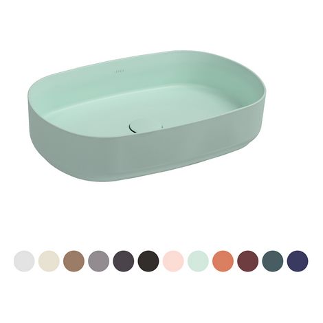 Lavabo ovalado 5536240 bianco lucido
