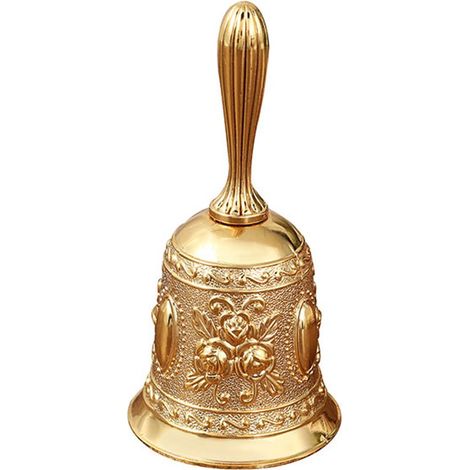 Cloche de Table en Métal 5,5 cm avec Gong - Son Puissant pour Salle à Manger, Restaurant et Service (1/4)