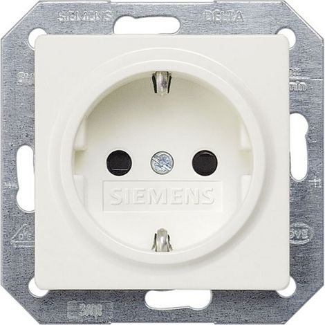 Siemens Gamme d'interrupteurs Prise de courant Delta blanc 5UB1518 1 pc(s)
