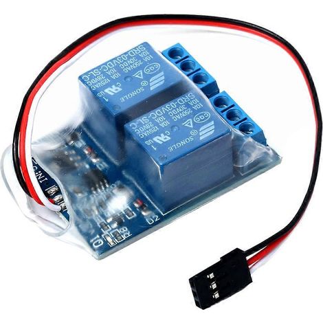 Module relais PWM industriel à deux canaux 5 V 10 A avec optocoupleur et contrôleur de commutateur électronique à 2 voies (1/5)