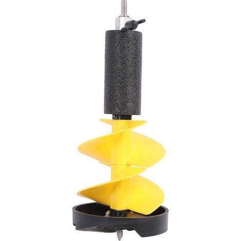 Tarière à glace en nylon de 20 cm de diamètre et 50 cm de longueur, avec adaptateur polyvalent et flotteur. (1/5)