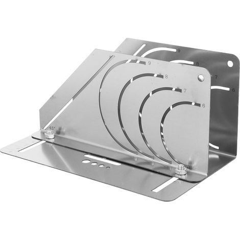 Guide de Découpe D’isolant pour Tubes en Acier Inoxydable Argenté (1/4)