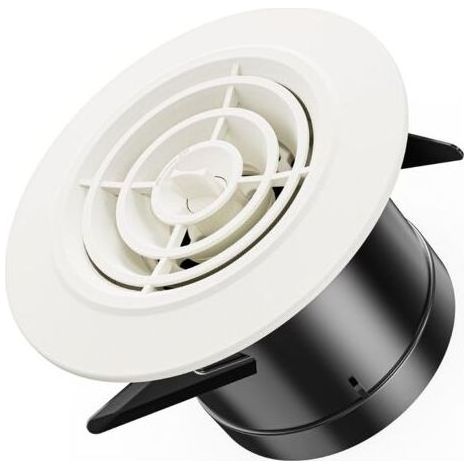 1 - Grille Aération - Grille VMC - Réglable 150mm - Pour Cuisine Salle de Bain Garage - Blanc - 14,6x14,6cm (1/5)