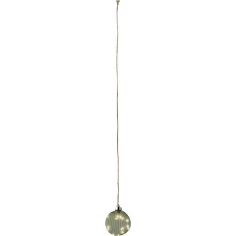 Lumineo Sfera LEDmicro LED, colore verde/bianco caldo, 10 cm (1/3)