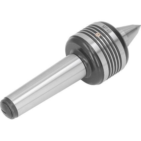 Pointe tournante queue de batteuse CN à roulement à billes acier à haute teneur en carbone MT4B cône Morse 4 précision 0,005 pour tour rapide (1/5)
