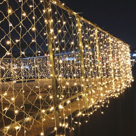 3 x 3 m, 304 LED-Lichterketten, Karneval, Hochzeit, Außen- und Innengartenbeleuchtung – RW Innenmöbel-Dekoration, Weihnachtsdekoration, Lichterketten (1/5)
