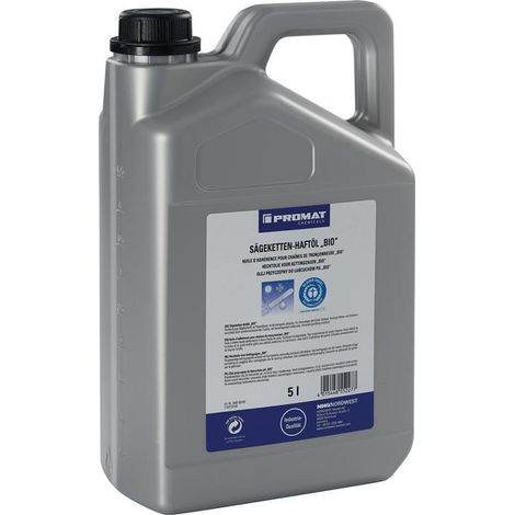 Huile à chaîne de tronçonneuse BIO 52 mm²/s (à 40 deTaille C) 5 l bidon CHEM (1/2)