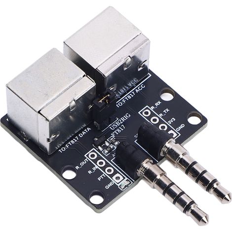 Interface de modes numériques intégrée pour radioamateur : carte son USB et port série 2 en 1 avec codec audio intégré (1/5)