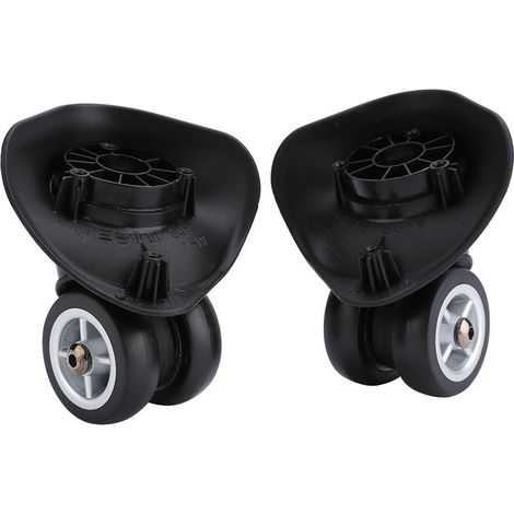 2PZ PVC ROTELLA RICAMBIO PER VALIGIA TROLLEY RUOTE BAGAGLIO.