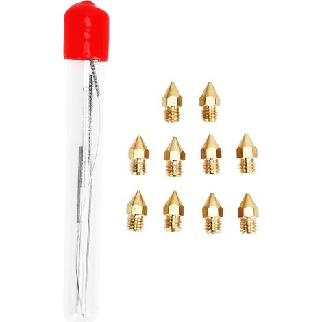 Accessoires pour imprimante 3D : kit d'aiguilles de nettoyage en acier inoxydable pour buses d'imprimante 3D (1/5)